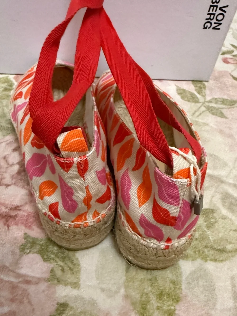 DIANE VON FURSTENBERG X CASTAÑER Lace Up Espadrilles